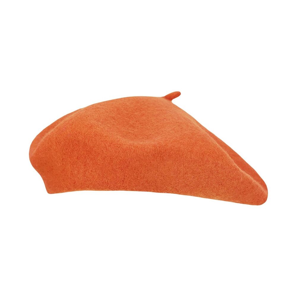 2376 Beret Hat Artist French Style Warm Thick Wool Solid Color For Women